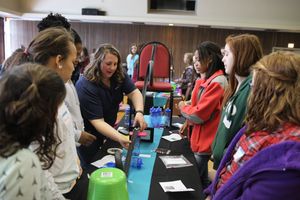 BridgeValley CTC’s Introduce a Girl to Engineering Day connects eight-grade girls to women studying and working in engineering fields.