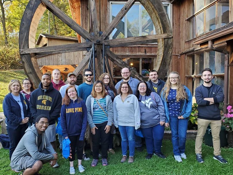 TRIO Student Support Services staff and students visit Lost World Caverns in Greenbrier County, West Virginia, October 2019.