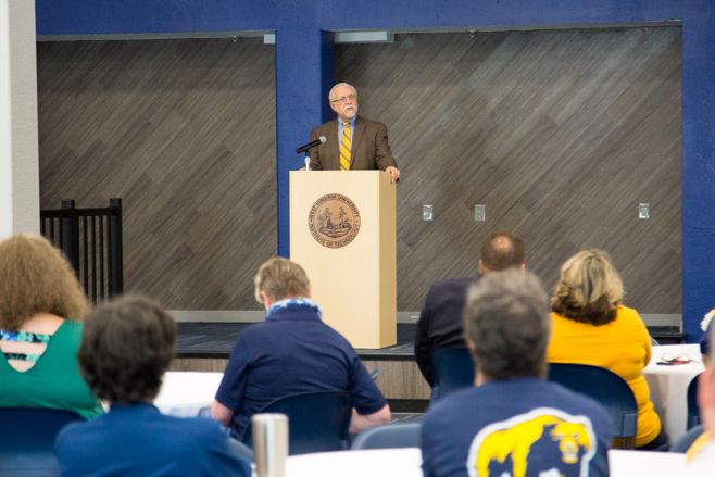 Dr Lang delivers State of Tech Address