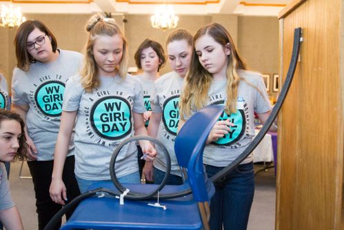 Students at 2018 WV Girl Day in Beckley