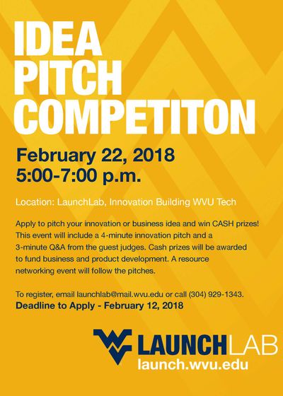 Pitch competition flier