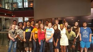 SSS students attend STOMP at the Clay Center in Charleston.