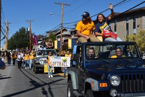 WVU Tech students participate in the Homecoming parade