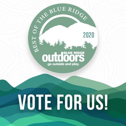 Vote for us in the Best of 2020 with Blue Ridge Outdoor Magazine 